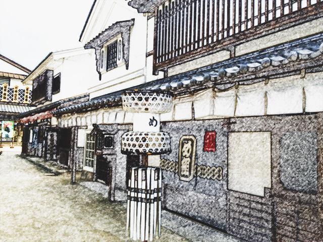 colorsheet during the Edo period because coloring pages 20005 finished image of a pair of House